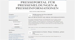 Desktop Screenshot of pressaktuell.de