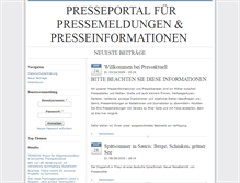 Tablet Screenshot of pressaktuell.de